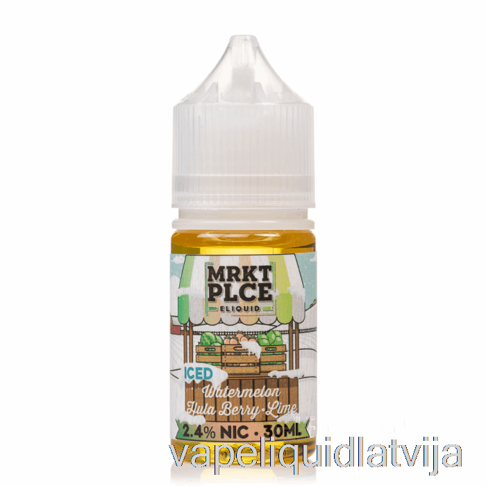 Ledus Arbūzs Hula Ogu Laims - Mrkt Sāļi - 30 Ml 48 Mg Vape šķidrums